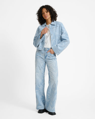 Embroidery Jeans Blue - Things I Like Things I Love