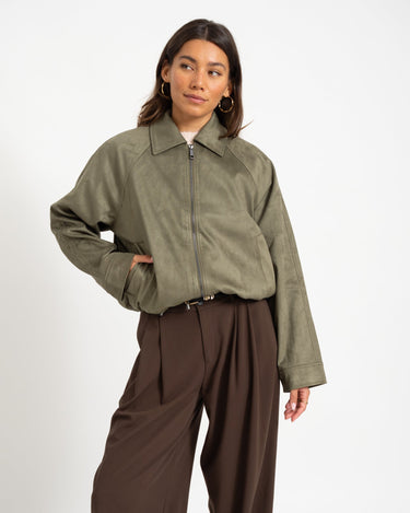 Emmy Fake Suede Bubblehem Jacket Kalamata - Things I Like Things I Love