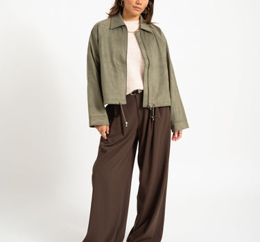 Emmy Fake Suede Bubblehem Jacket Kalamata - Things I Like Things I Love