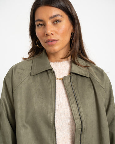 Emmy Fake Suede Bubblehem Jacket Kalamata - Things I Like Things I Love