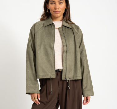 Emmy Fake Suede Bubblehem Jacket Kalamata - Things I Like Things I Love