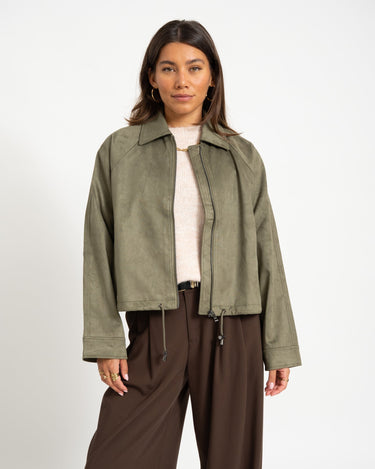 Emmy Fake Suede Bubblehem Jacket Kalamata - Things I Like Things I Love