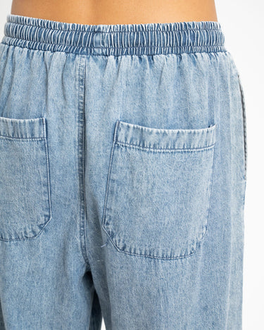 Enza Wide Pants Medium Blue Denim - Things I Like Things I Love