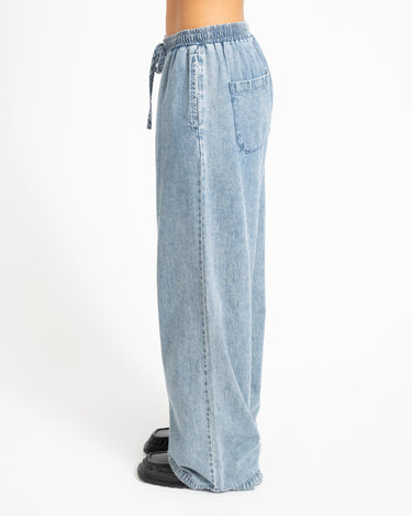 Enza Wide Pants Medium Blue Denim - Things I Like Things I Love