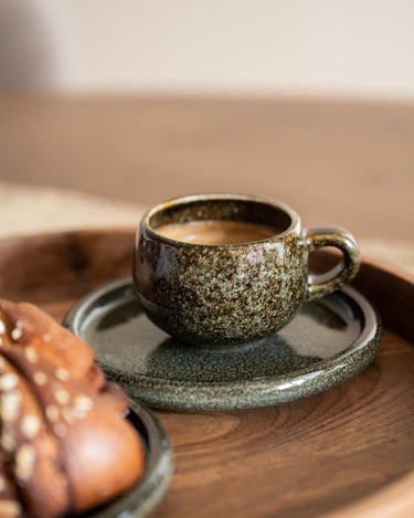 Espresso Mug Curvo Forest Green - Things I Like Things I Love