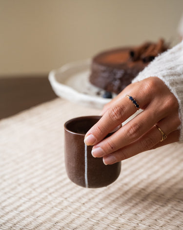 Espresso Mug Moa Burgundy Red - Things I Like Things I Love