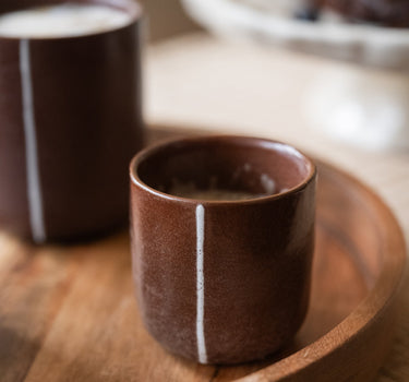 Espresso Mug Moa Burgundy Red - Things I Like Things I Love