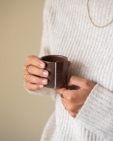 Espresso Mug Moa Burgundy Red - Things I Like Things I Love