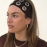 Eyelet Headband Brown - Things I Like Things I Love