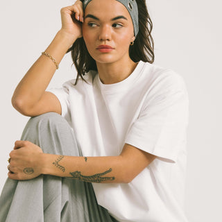 Eyelet Headband Grey - Things I Like Things I Love