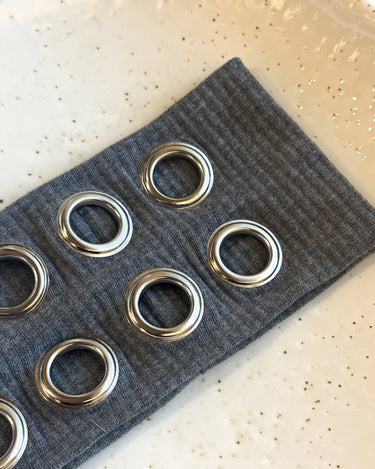 Eyelet Headband Grey - Things I Like Things I Love