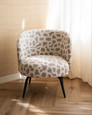Fauteuil Dieyda Taupe - Things I Like Things I Love