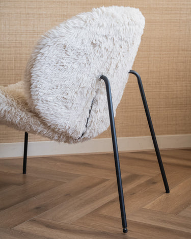 Fauteuil Lotta Fluffy Beige - Things I Like Things I Love