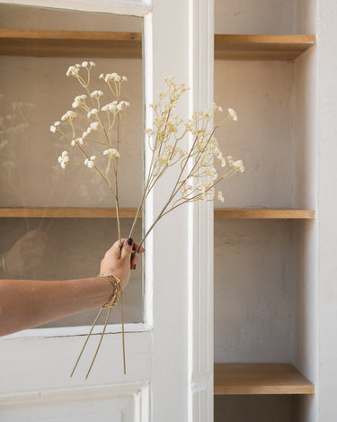 Faux Flower Baby Breath Brown/White - Things I Like Things I Love