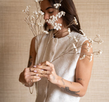 Faux Flower Baby Breath White - Things I Like Things I Love