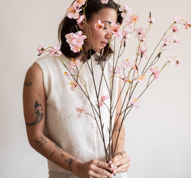 Faux Flower Blossom Blush Pink - Things I Like Things I Love