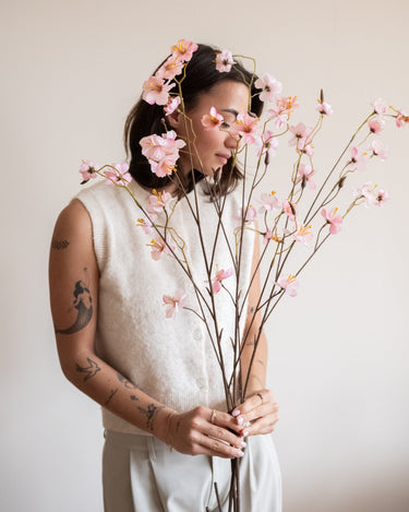 Faux Flower Blossom Blush Pink - Things I Like Things I Love