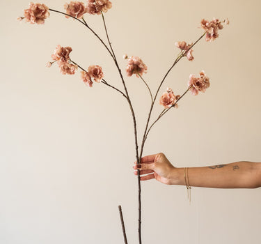 Faux Flower Blossom Mauve - Things I Like Things I Love