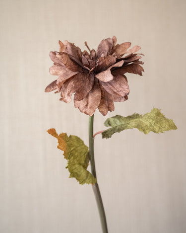 Faux Flower Dahlia Brown - Things I Like Things I Love
