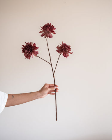 Faux Flower Dahlia Mauve - Things I Like Things I Love