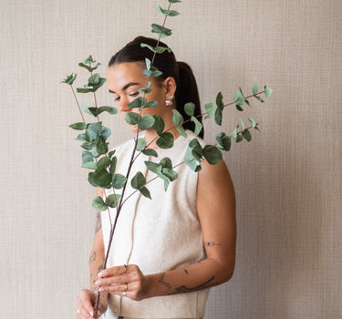 Faux Flower Eucalyptus Green - Things I Like Things I Love