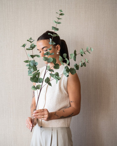 Faux Flower Eucalyptus Green - Things I Like Things I Love