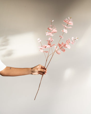 Faux Flower Eucalyptus Pink - Things I Like Things I Love