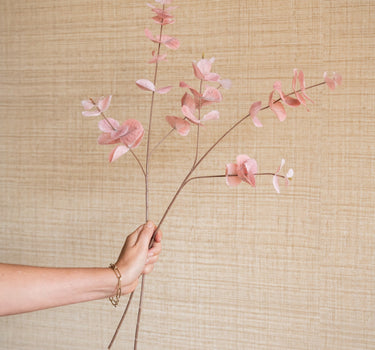 Faux Flower Eucalyptus Pink - Things I Like Things I Love
