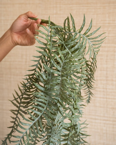 Faux Flower Hanging Fern - Things I Like Things I Love