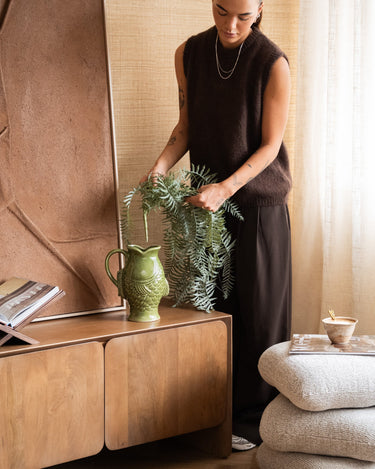 Faux Flower Hanging Fern - Things I Like Things I Love