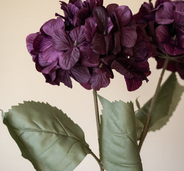 Faux Flower Hortensia Plum - Things I Like Things I Love