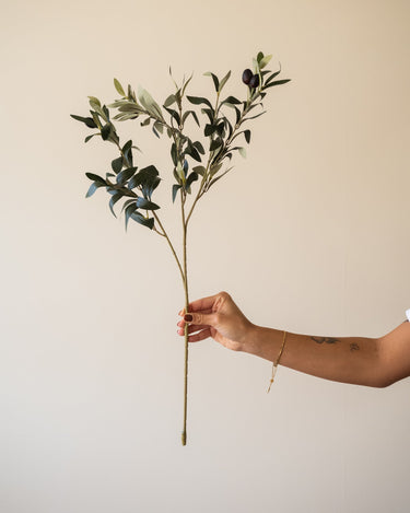 Faux Flower Olive Branch - Things I Like Things I Love