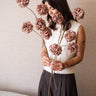 Faux Flower Pompom Eva Pink - Things I Like Things I Love