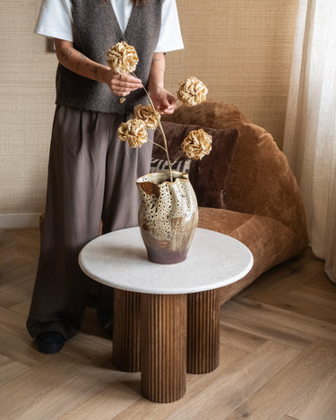 Faux Flower Pompom Eva - Things I Like Things I Love