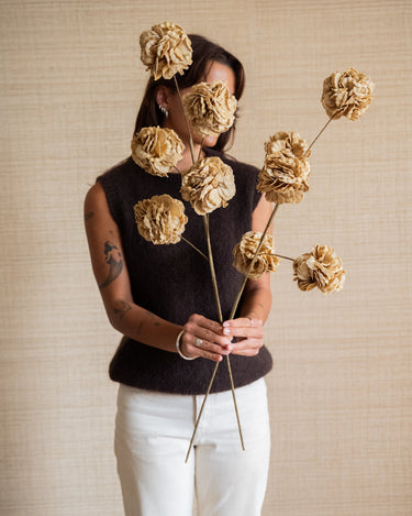 Faux Flower Pompom Eva - Things I Like Things I Love