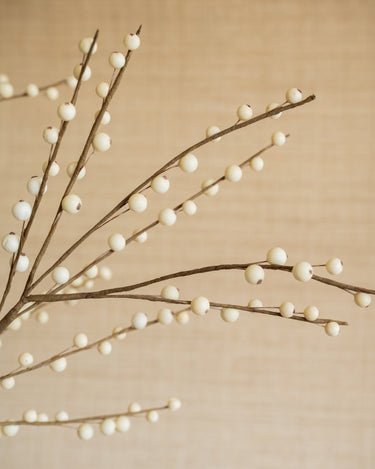 Faux Flower Snowberry Branch - Things I Like Things I Love