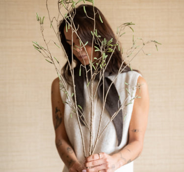 Faux Flower Willow Green - Things I Like Things I Love