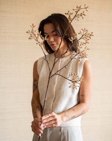 Faux Flower Wutong Beige - Things I Like Things I Love