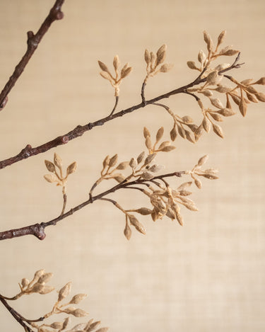 Faux Flower Wutong Beige - Things I Like Things I Love