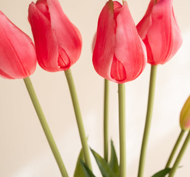 Faux Flowers Tulips Pink - Things I Like Things I Love
