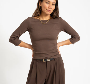 Fifi Boatneck Top Bracken - Things I Like Things I Love