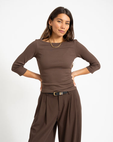 Fifi Boatneck Top Bracken - Things I Like Things I Love