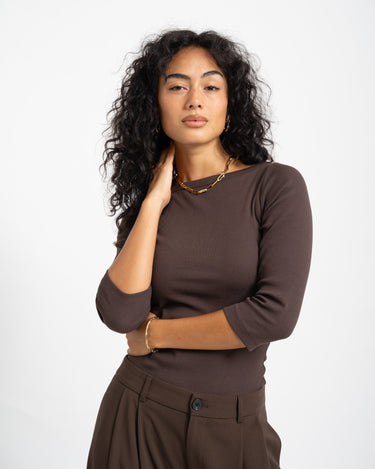 Fifi Boatneck Top Bracken - Things I Like Things I Love