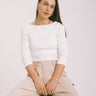 Fifi Boatneck Top Bright White - Things I Like Things I Love