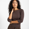 Fifi Boatneck Top Seal Brown - Things I Like Things I Love