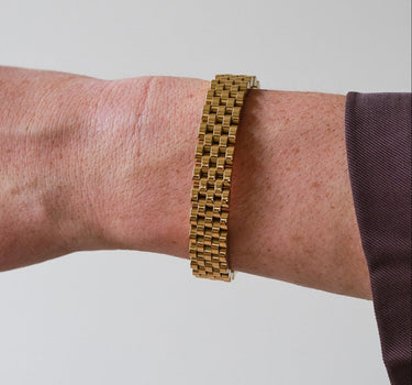 Flat Chain Bracelet Gold - Things I Like Things I Love