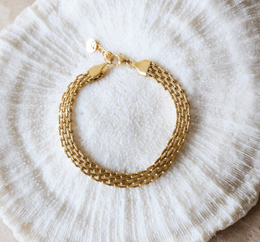 Flat Chain Bracelet Gold - Things I Like Things I Love