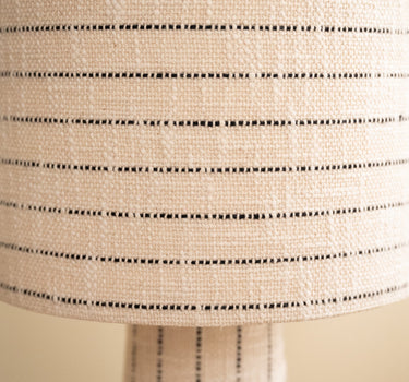 Floor Lamp Anna Bouclé Stripe - Things I Like Things I Love