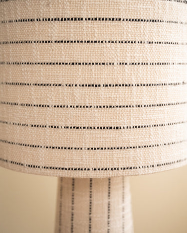 Floor Lamp Anna Bouclé Stripe - Things I Like Things I Love