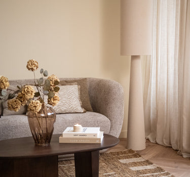 Floor Lamp Loft Bouclé Beige - Things I Like Things I Love